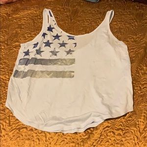 Baby blue American tank top